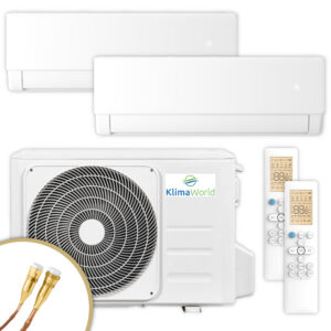 KlimaWorld NEXA S5 E Duo Multisplit Klimaanlage 2 Räume – 2,6 + 2,6 kW – Quick-Connect