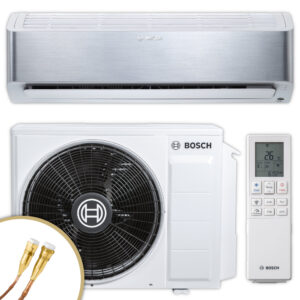Bosch Climate Class 8000i Split-Klimaanlage 3,5 kW silber – modernes Design, Quick-Connect