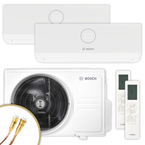 Bosch Climate 5000 M Multisplit Klimaanlage 2 Räume – 2,0 + 2,0 kW – Quick-Connect