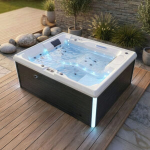 Gartana STREAM PURE Outdoor Whirlpool 3 Personen 24 Düsen LED-Beleuchtung