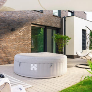 Gartana SPLASH Aufblasbarer Outdoor Whirlpool für 6 Personen – 130 Luftdüsen