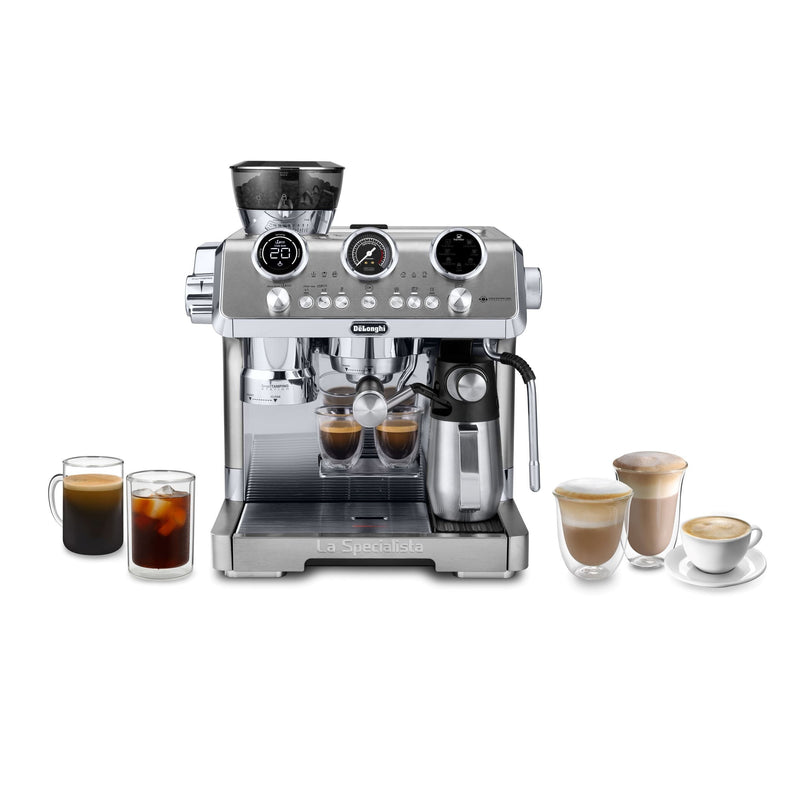 De'Longhi La Specialista Maestro EC9885.M Espressomaschine – 9 Rezepte, Smart Tamping, Barista Kit