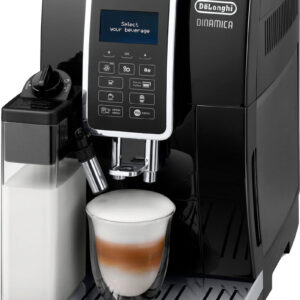 De'Longhi Dinamica ECAM356.57.B Kaffeevollautomat – LatteCrema System, 14 Getränke, Kannen-Funktion