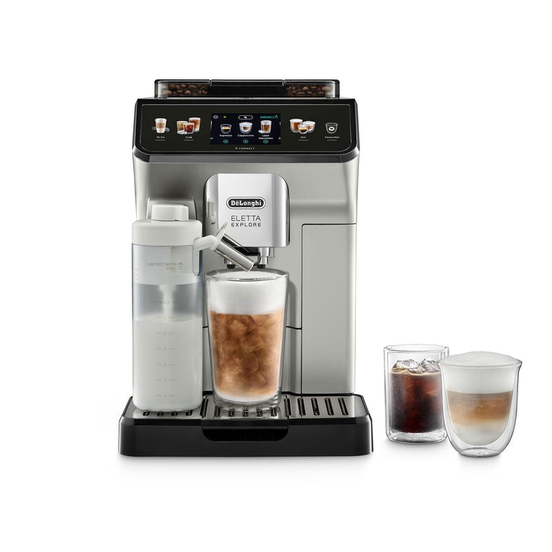 De'Longhi ECAM450.65.S Eletta Explore Kaffeevollautomat LatteCrema Hot & Cool