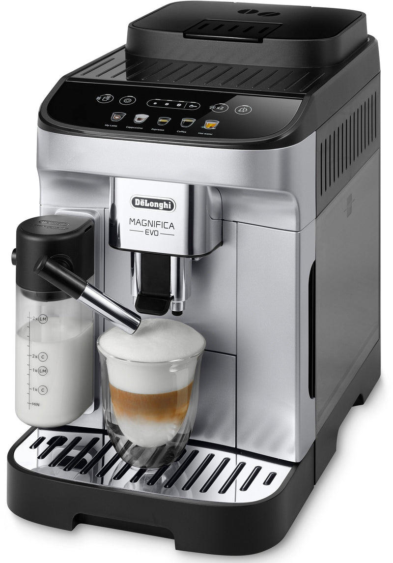 De'Longhi Magnifica Evo ECAM290.61.SB Kaffeevollautomat – LatteCrema, 13 Mahlgrade, 1,8 L
