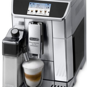 De'Longhi PrimaDonna Elite ECAM656.85.MS Kaffeevollautomat – 18 Rezepte heiß & kalt, 6 Profile