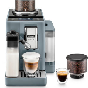 De'Longhi Rivelia EXAM440.55.G Kaffeevollautomat – 2 Bohnenbehälter, Bean Switch, 16 Rezepte