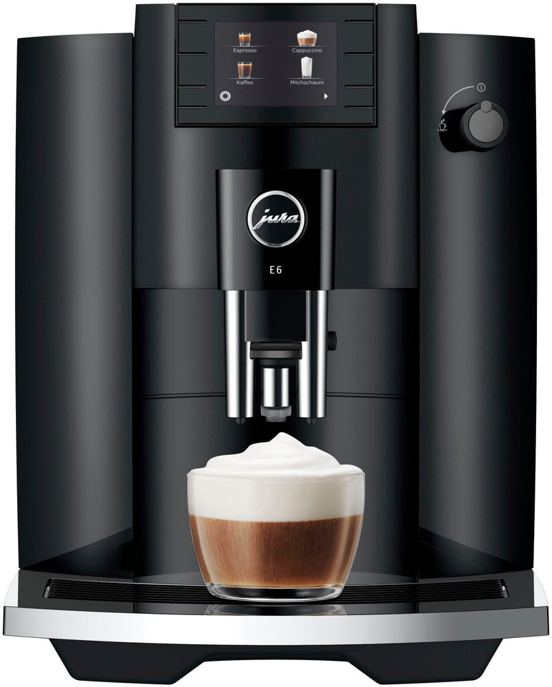 JURA E6 Kaffeevollautomat – Professional Aroma Grinder, 11 Spezialitäten, automatische Reinigung
