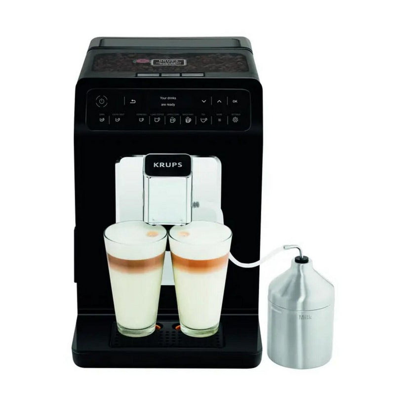 KRUPS Evidence EA8918 Kaffeevollautomat – Quattro Force, 15 Spezialitäten, 2 Milchgetränke gleichzeitig