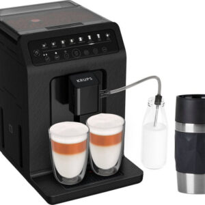 Krups Evidence EA897B Kaffeevollautomat – ECOdesign, 8 Programme, 2 Getränke gleichzeitig