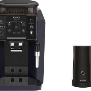 KRUPS EA910B.23 Sensation Kaffeevollautomat – Filterkaffee-Funktion, 360° Milchaufschäumer