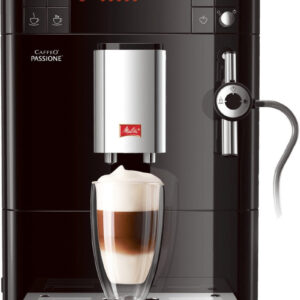 Melitta Passione Kaffeevollautomat – Direktbezugstasten, 5 Kaffeestärken, Auto Cappuccinatore