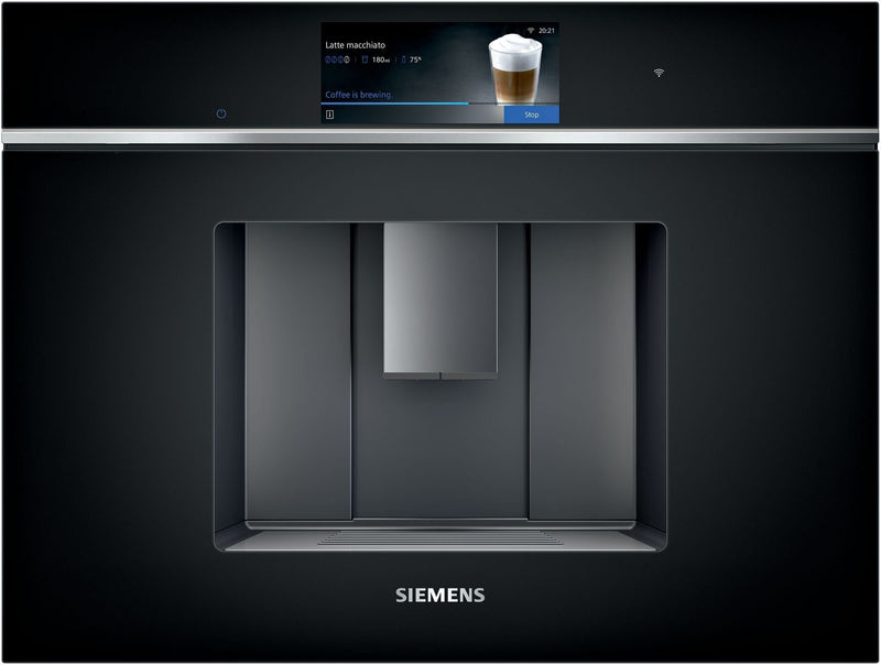 Siemens Einbau-Kaffeevollautomat mit Home Connect – automatische Milchsystemreinigung, 30 Profile, AromaSelect