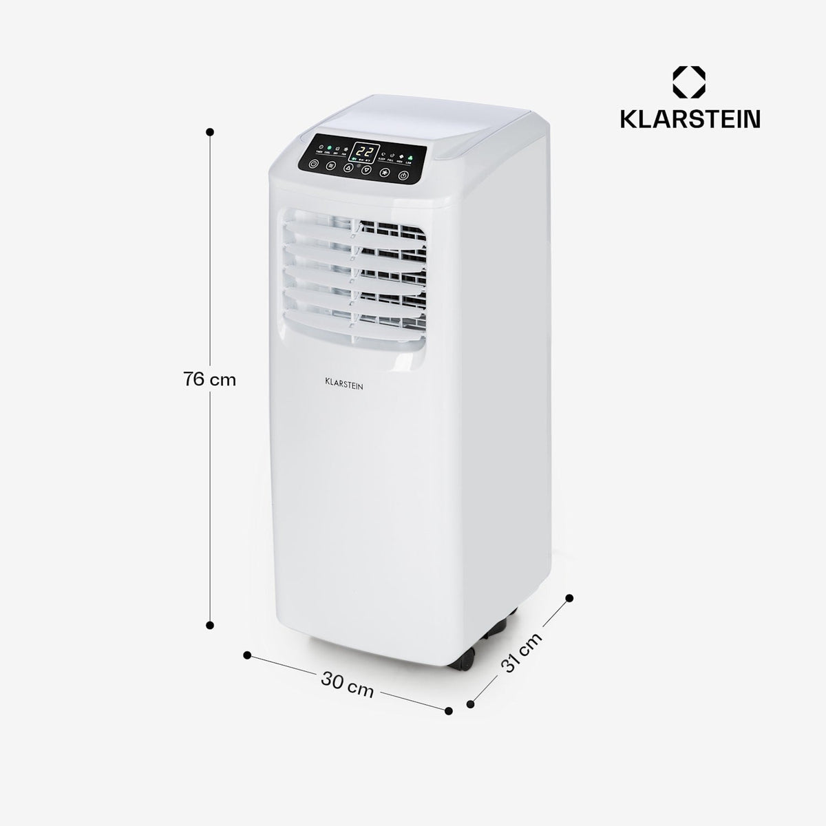 Klarstein Pure Blizzard 3 2G Mobiles Klimagerät 7000 BTU Leise 50 Dezibel Energieklasse A - Imagen 8