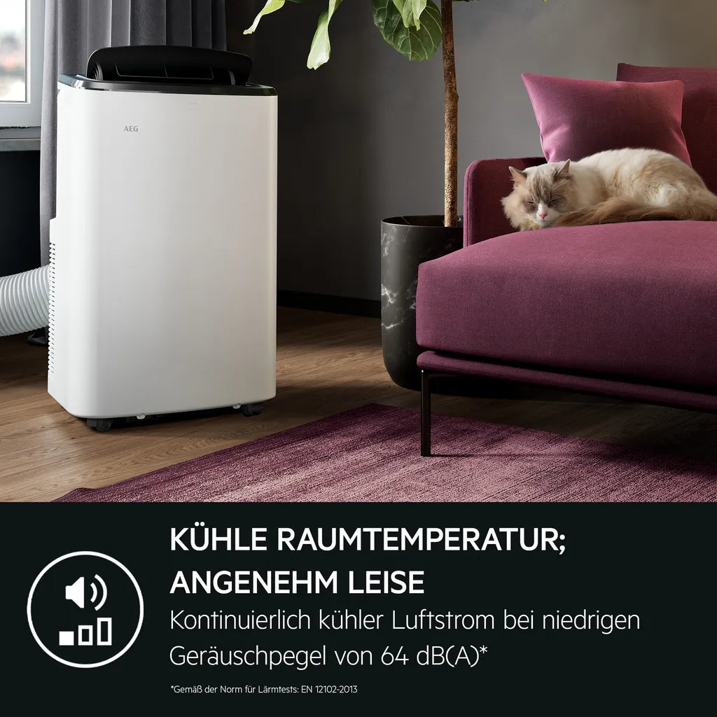 AEG Comfort 6000 Aire Acondicionado Portátil 14000 BTU R290 App WiFi Sin Instalación - Imagen 4