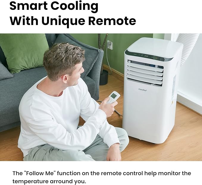 Comfee Mobiles Klimagerät MPPH 07CRN7 3 In 1 Klimaanlage 7000 BTU Für 25 Quadratmeter - Imagen 6