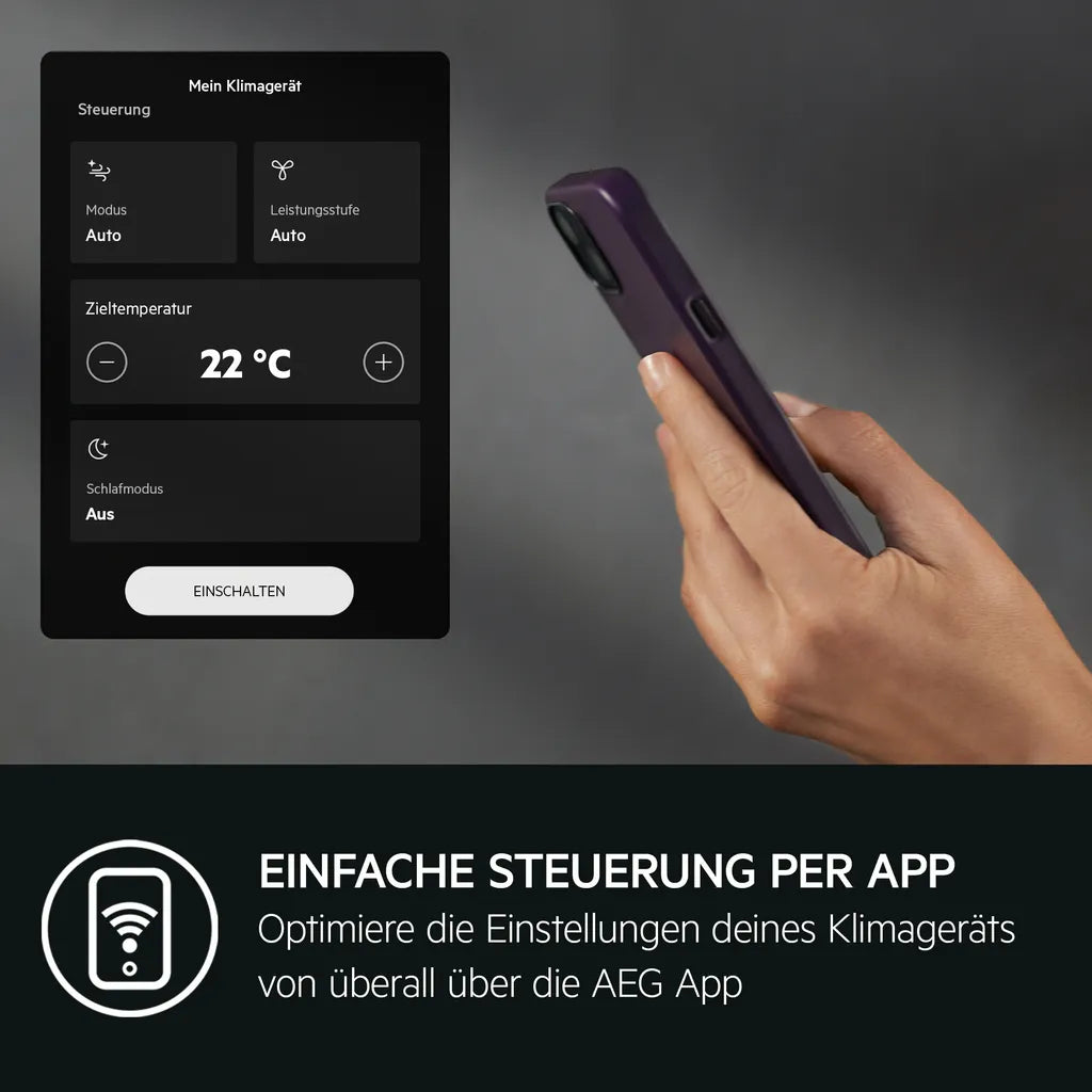 AEG Comfort 6000 Aire Acondicionado Portátil 14000 BTU R290 App WiFi Sin Instalación - Imagen 3