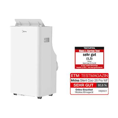 Midea Silent Cool 26 Pro Climatiseur Mobile Silencieux 57 dB R290