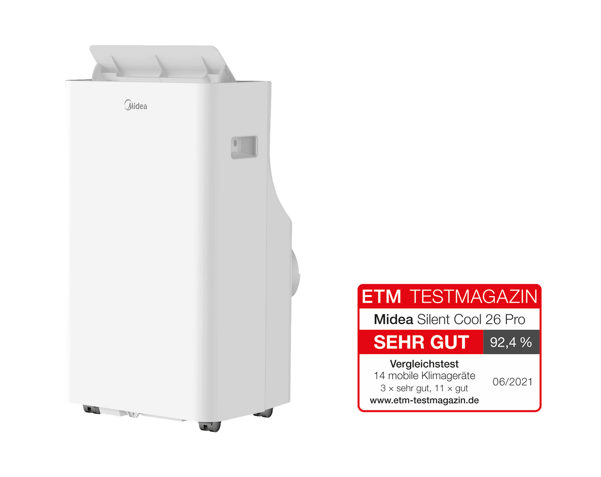 Midea Silent Cool 26 Pro Mobile Klimaanlage Leise 57 Dezibel - Imagen 2