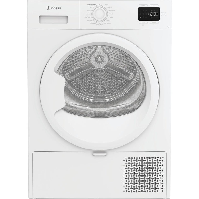 Indesit C YSD 72D WW UK Heat Pump Tumble Dryer 59.8cm x 54.5cm x 84.6cm