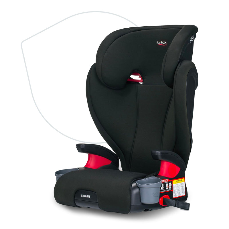 Britax Skyline Belt Positioning Booster Car Seat 2 Stage Design For Growing Kids Dusk Color