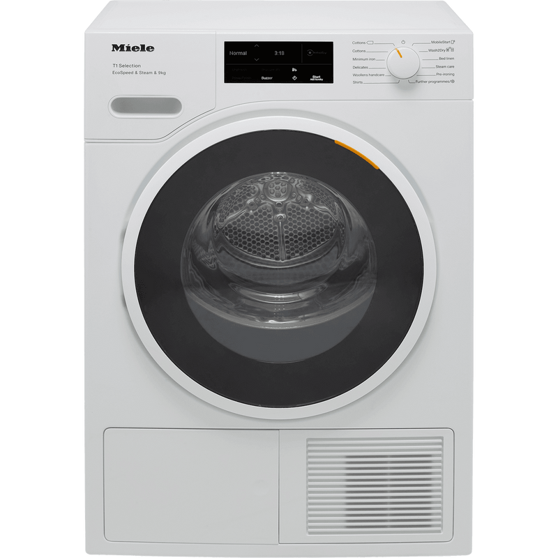 Miele TSL783WP Heat Pump Tumble Dryer 59.6cm x 60cm x 85cm