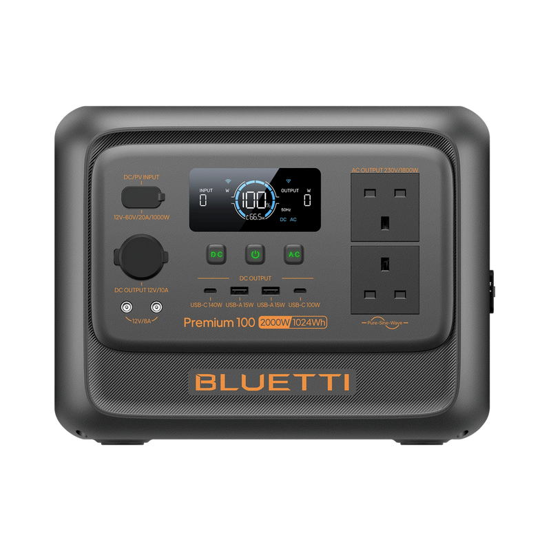 BLUETTI Premium 100 V2 Portable Power Station | 2,000W 1,024Wh