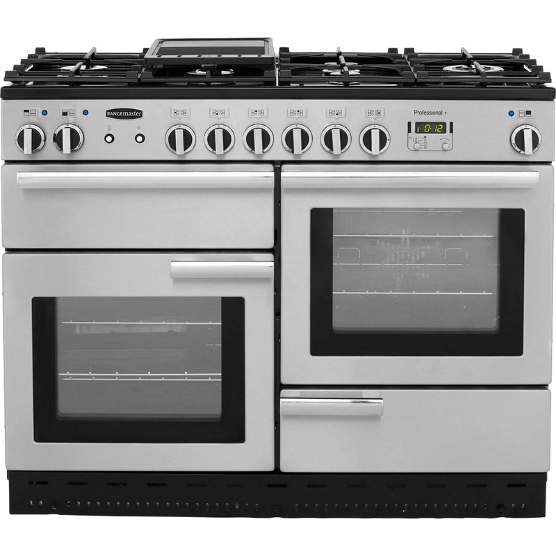 Rangemaster Professional Plus PROP110DFFSS/C Dual Fuel Range Cooker 110cm x 60cm x 89.8cm